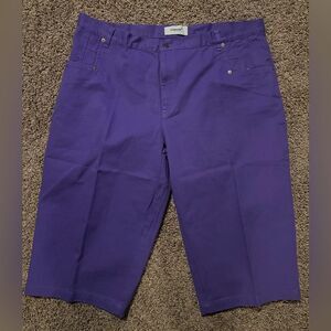 Bridgewater Studio Size 24 Purple Capri Pant